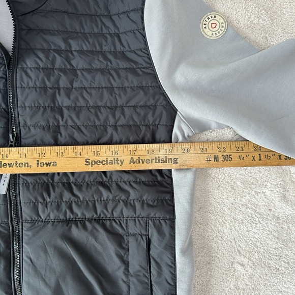 NWOT Aether X ASPENX Watts Technical Men's Jacket Med Black Gray Full Zip Collab - Picture 6 of 11